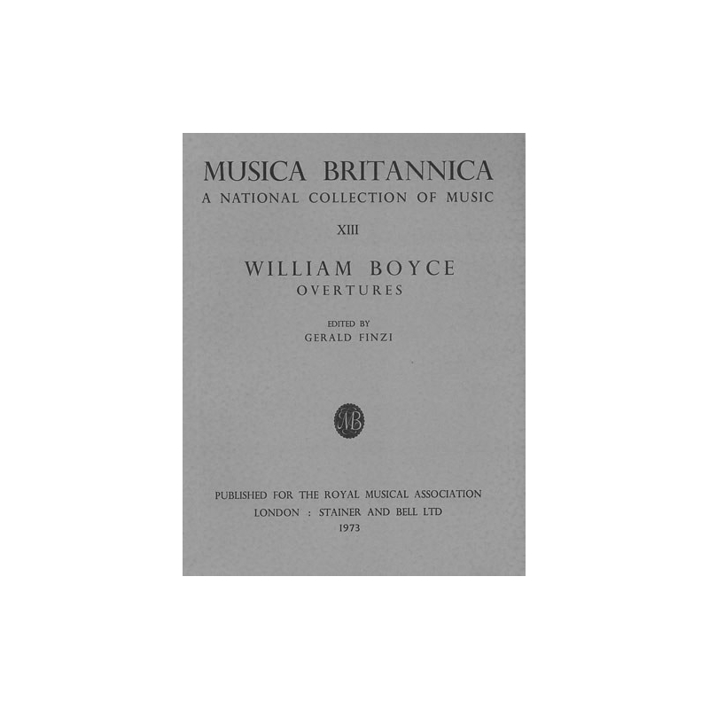 Boyce, William - Overtures for Orchestra