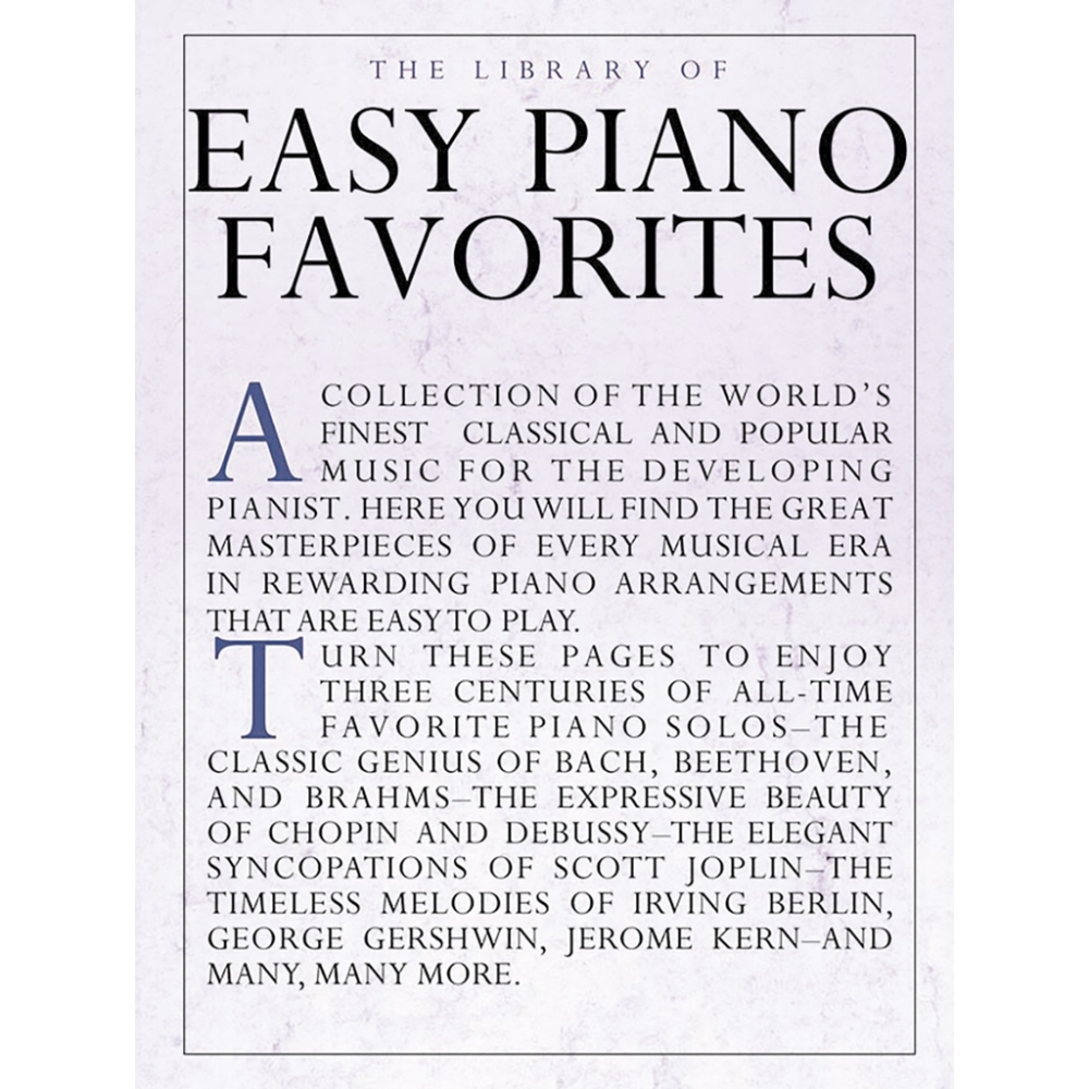 The Library Of Easy Piano Favorites