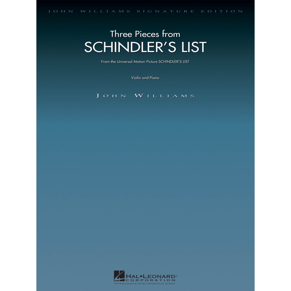 Williams, John - 3 Pieces From Schindler's List