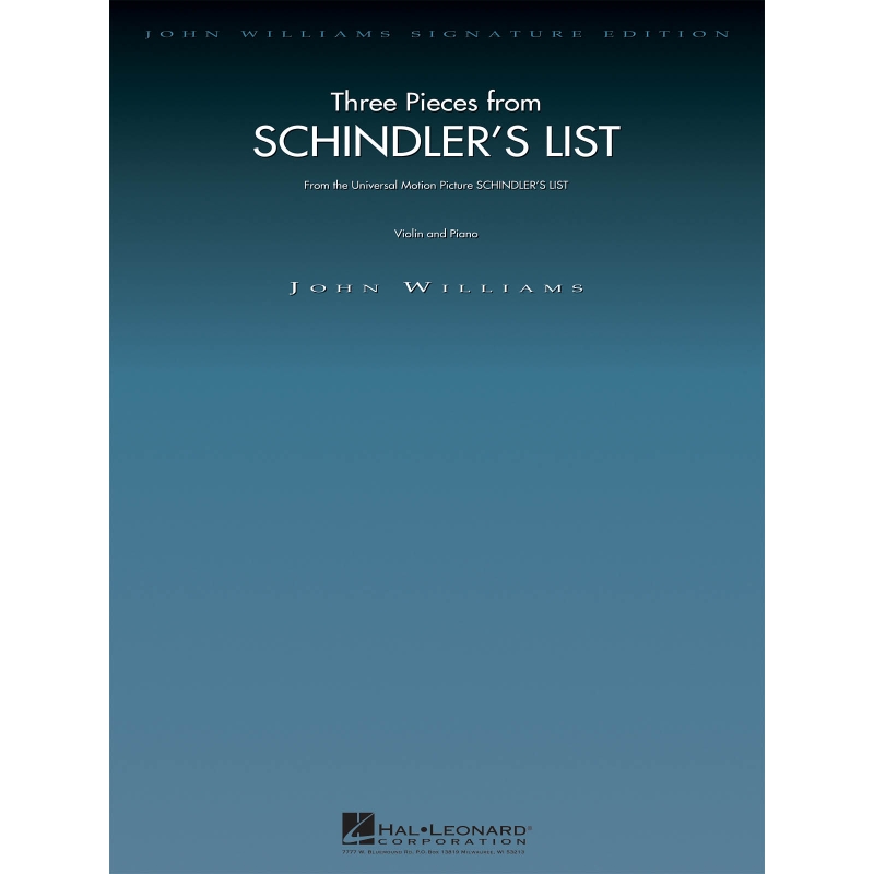 Williams, John - 3 Pieces From Schindler's List