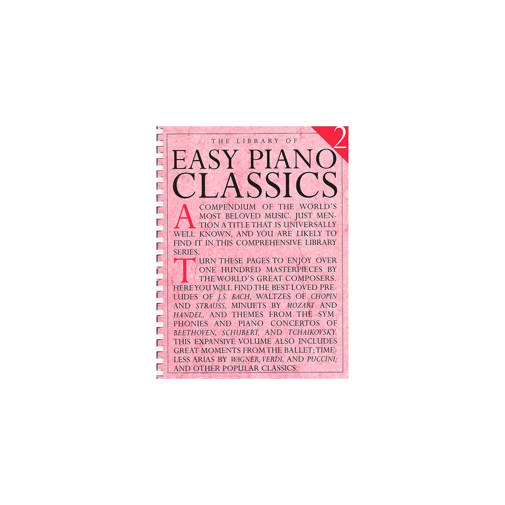 Library Of Easy Piano Classics 2