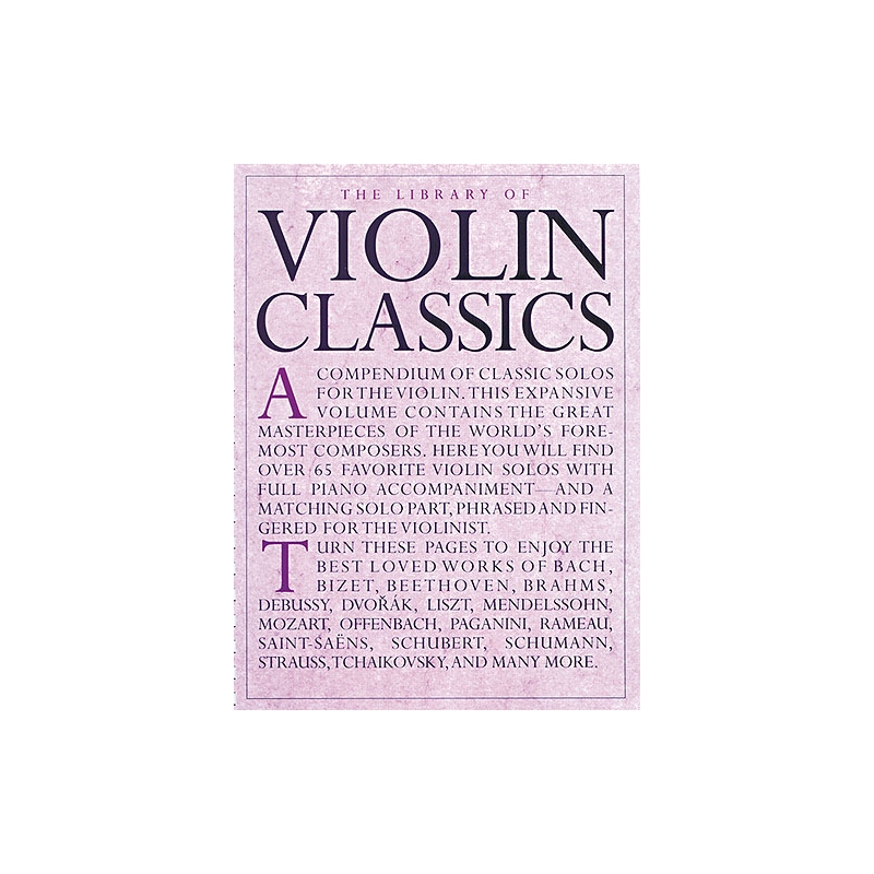 The Library Of Violin Classics