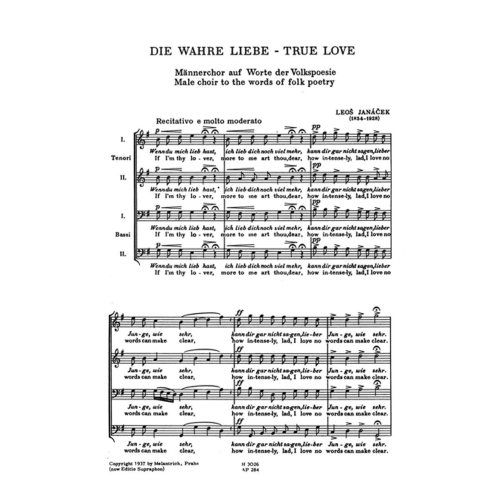 Janacek L. - True Love...