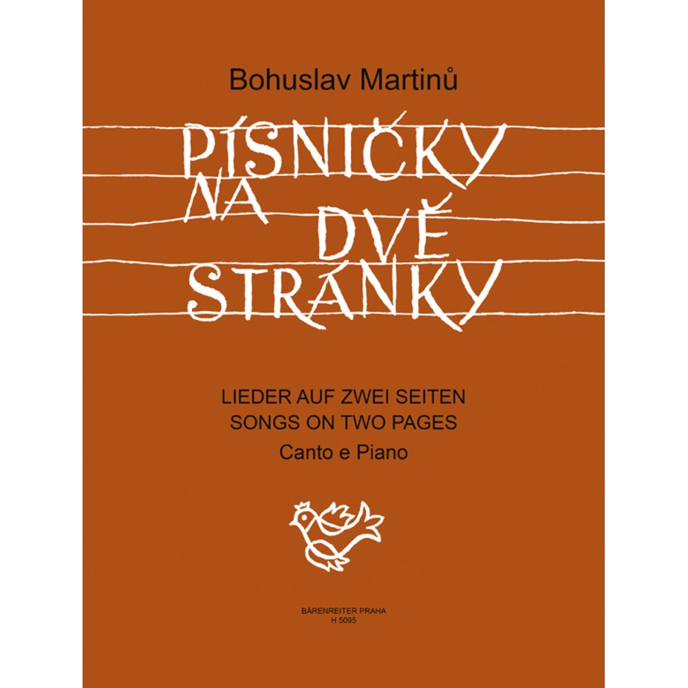 Martinu B. - Songs on Two Pages
