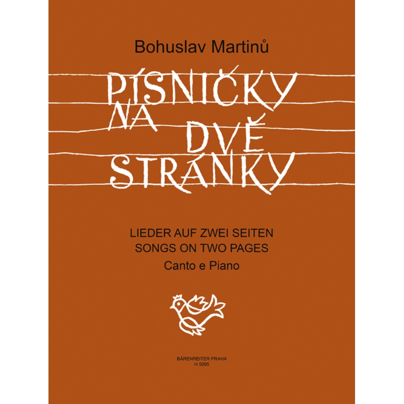 Martinu B. - Songs on Two Pages