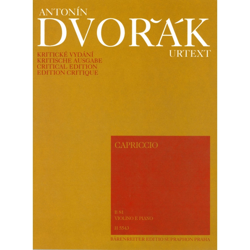 Dvorak A. - Capriccio (concert rondo for violin and piano)