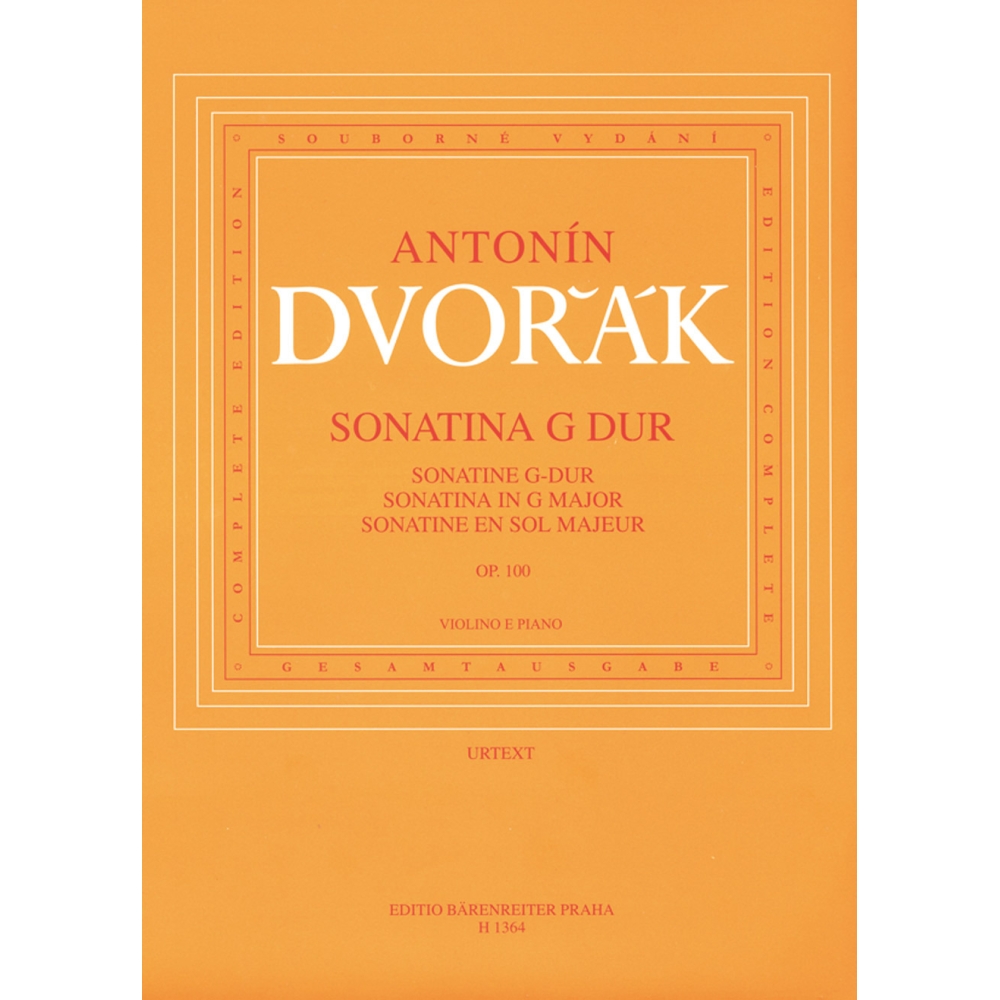 Dvorak A. - Sonatina in G major Op. 100