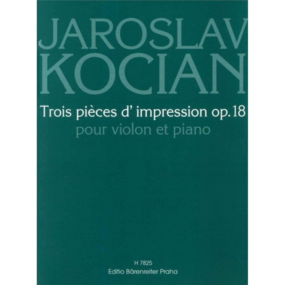 Kocian J. - Trois pieces d impresion op. 18