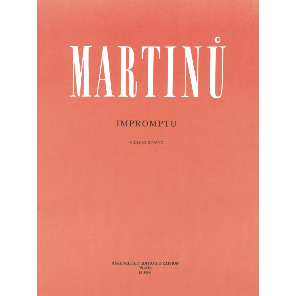 Martinu B. - Impromptu (Three copmositions for violin and piano)
