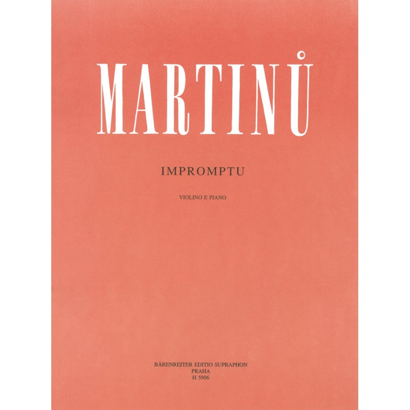 Martinu B. - Impromptu (Three copmositions for violin and piano)