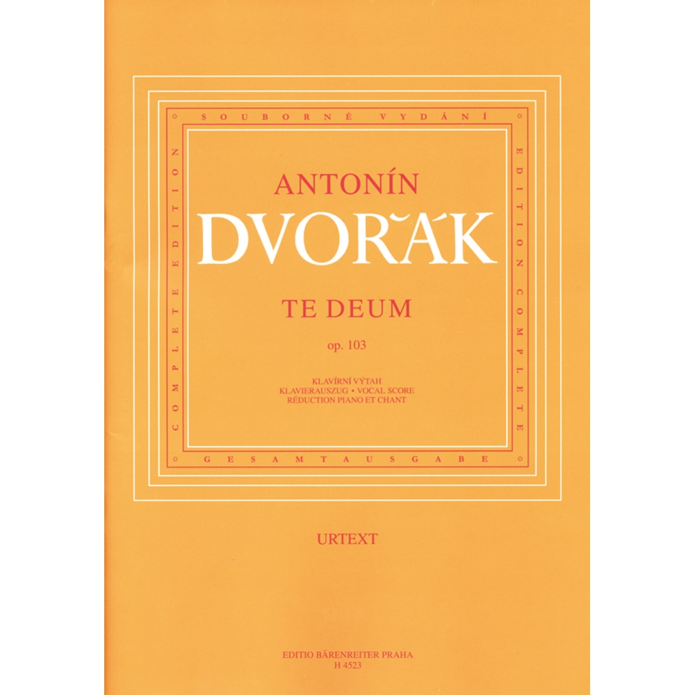 Dvorak A. - Te Deum Op. 103