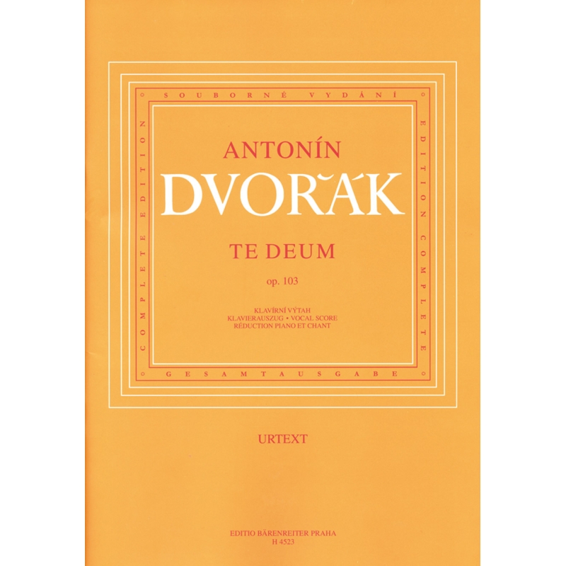 Dvorak A. - Te Deum Op. 103