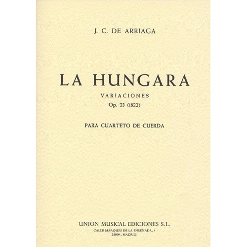 Arriaga, Juan Crisóstomo -...