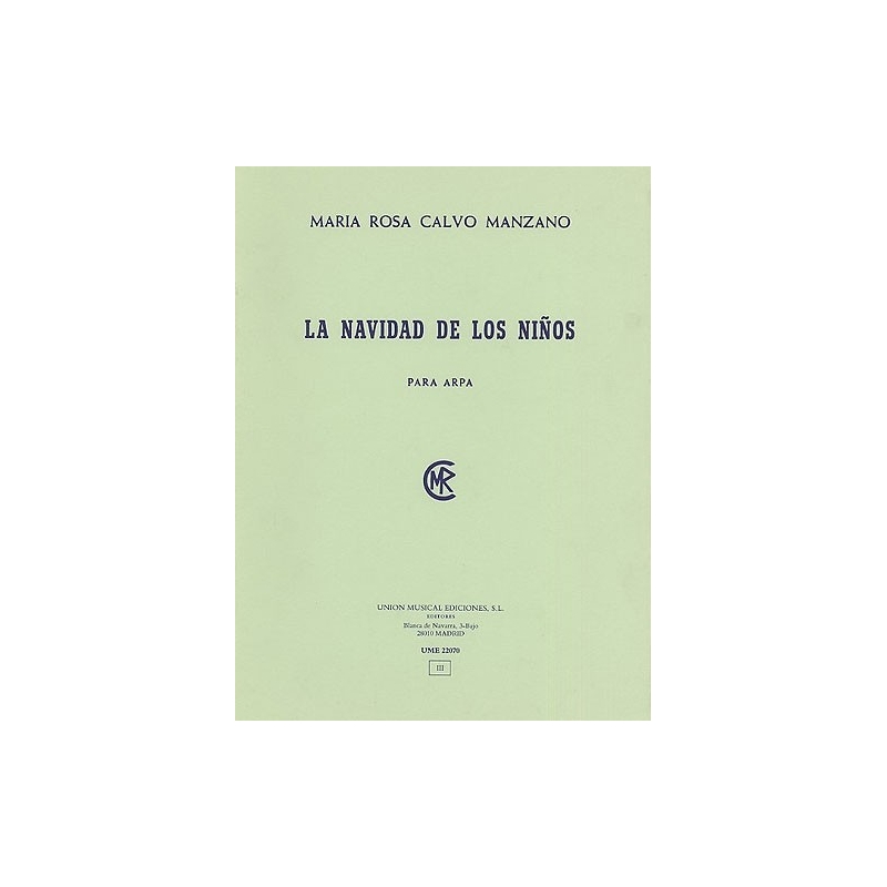 Manzano, Rosa Calvo - La Navidad De Los Ninos