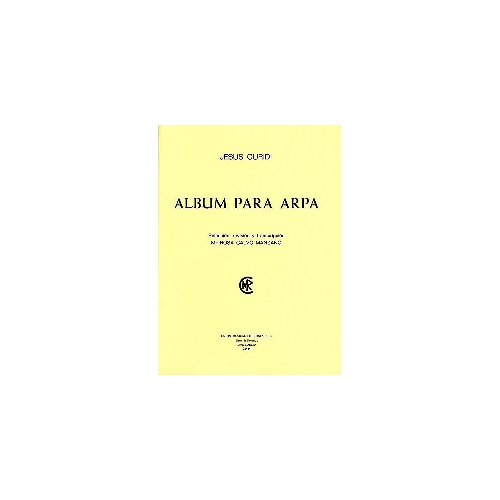 Guridi, Jesus - Album Para Arpa