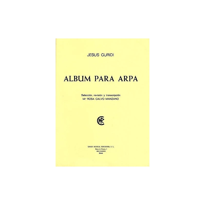 Guridi, Jesus - Album Para Arpa