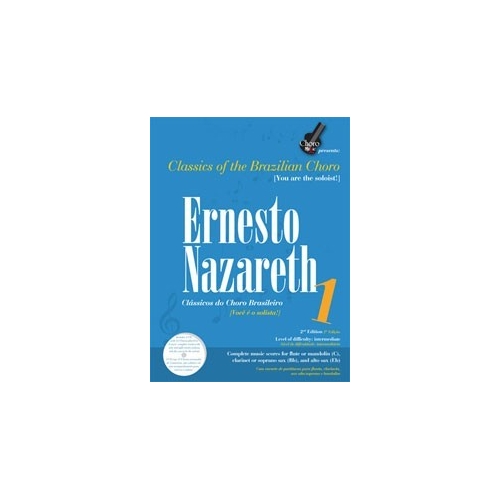 Ernesto Nazareth - Vol. 1, Brazillian Choro - 2nd Edition, Bilingual: Portuguese and English