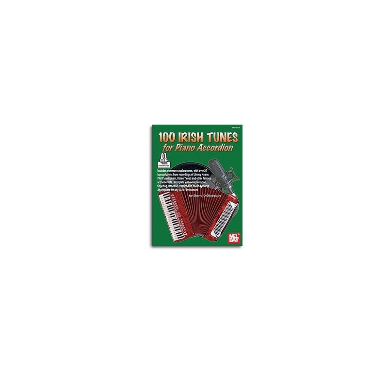 DiGiuseppe, David - 100 Irish Tunes For Piano Accordion
