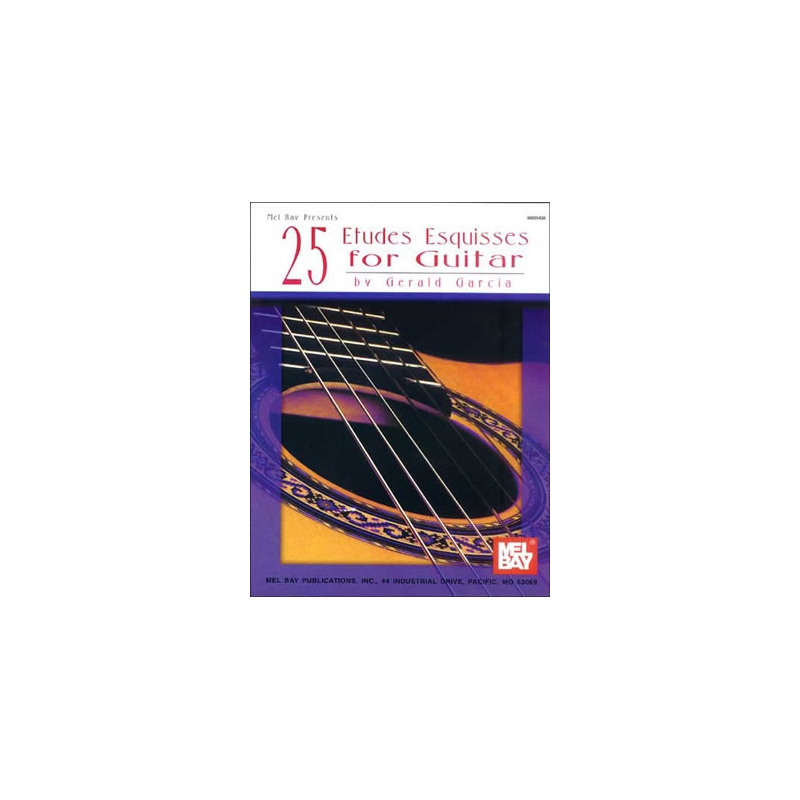 Garcia, Gerald - 25 Etudes Esquisses For Guitar