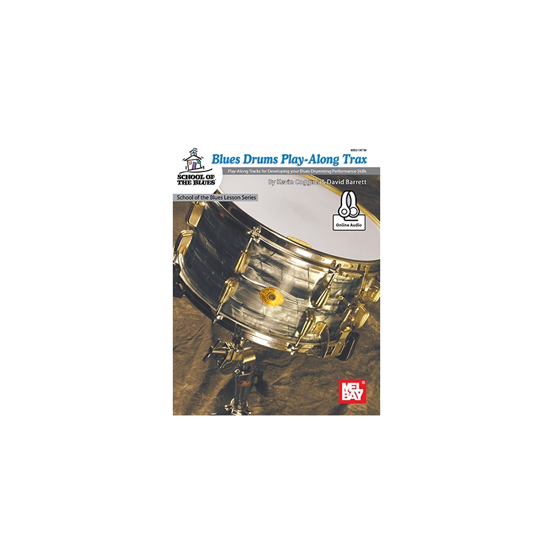 Coggins, Kevin - Blues Drums Play-Along Trax Book With Online Audio