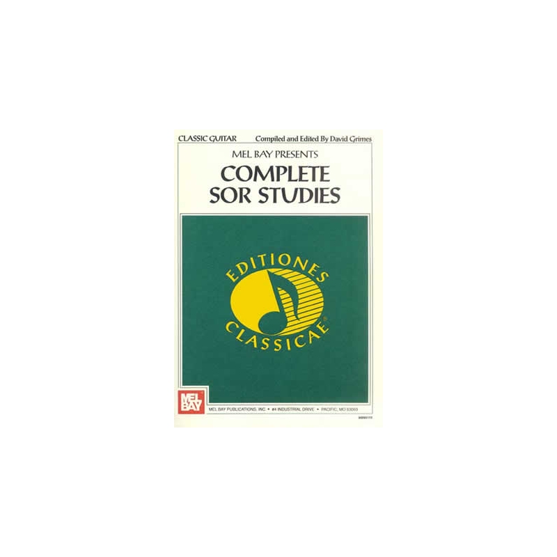 Grimes, David - Complete Sor Studies For Guitar