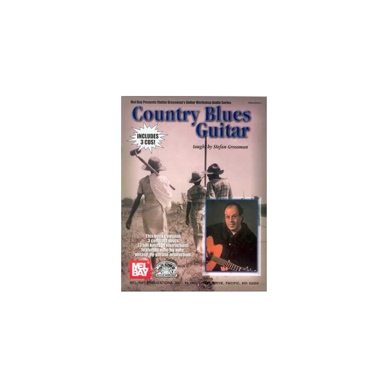 Country Blues Guitar Book/3-Cd Set