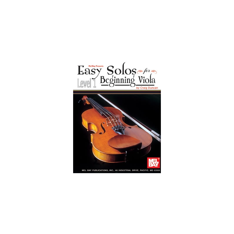 Easy Solos For Beginning Viola Level 1