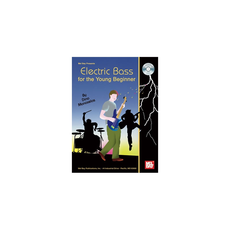Monoxelos, Dino M. - Electric Bass For The Young Beginner Book/Cd Set