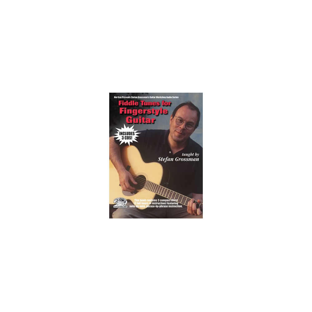 Grossman, Stefan - Fiddle Tunes For Fingerstyle Guitar Book/3-Cd Set