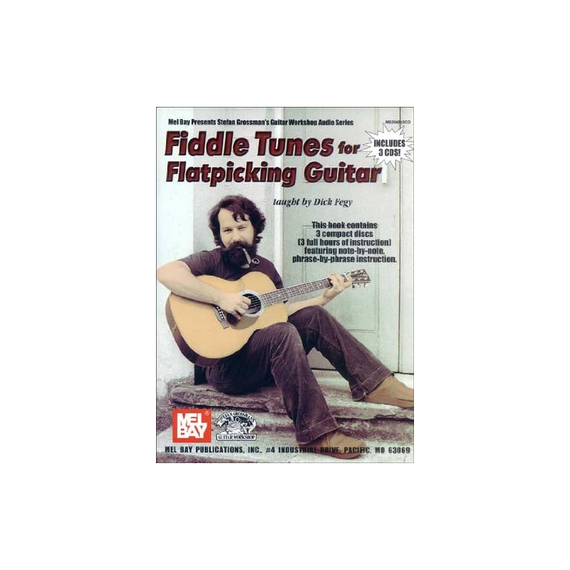 Grossman, Stefan - Fiddle Tunes For Flatpicking Guitar Book/3-Cd Set