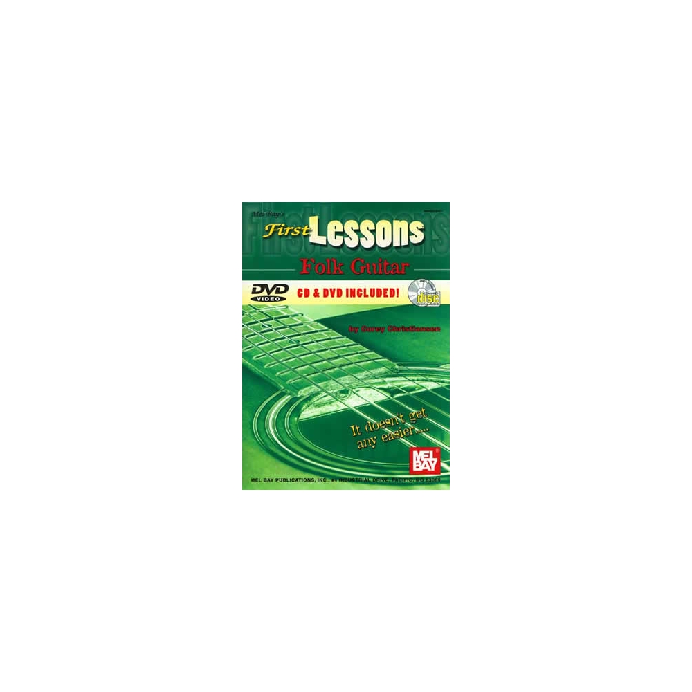 Christiansen, Corey - First Lessons Folk Guitar Book/Cd/Dvd Set