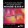 Morton, James - Hot Drum Grooves Made Easy, Large Print Edition