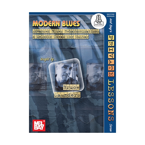 Saunders, Bruce - Modern Blues Book With Online Audio