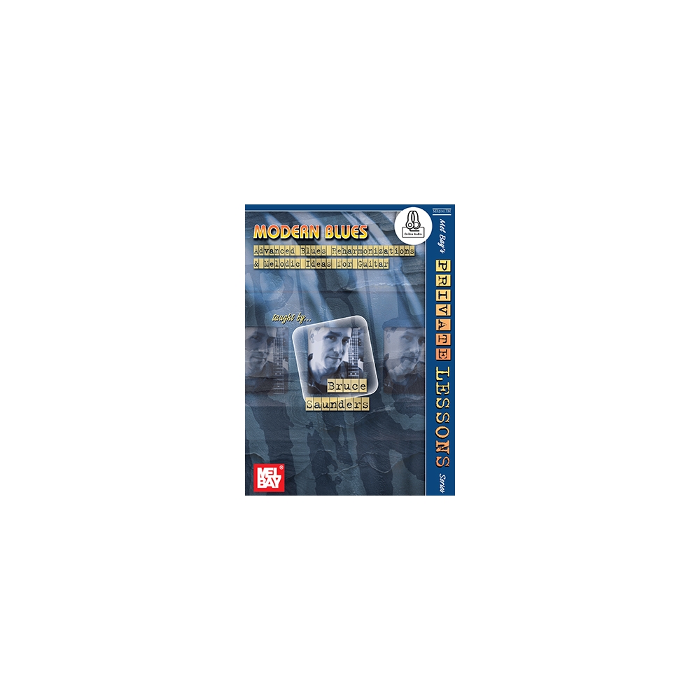 Saunders, Bruce - Modern Blues Book With Online Audio