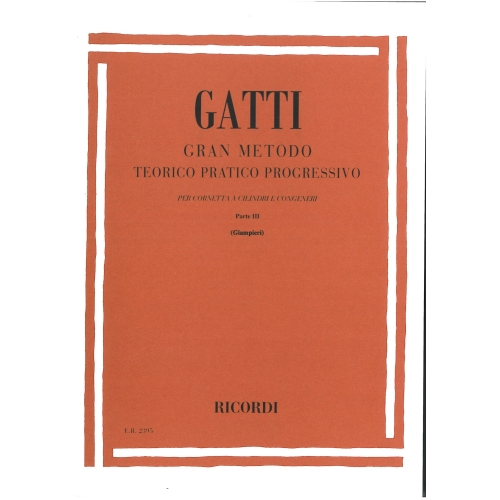 Gatti - Gran Metodo Teorico Pratico Progressivo,  Parte III
