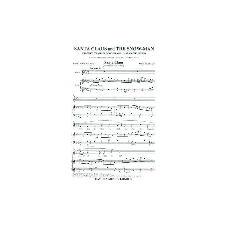 Hughes, Paul - Santa Claus and The Snowman (Harp part only)