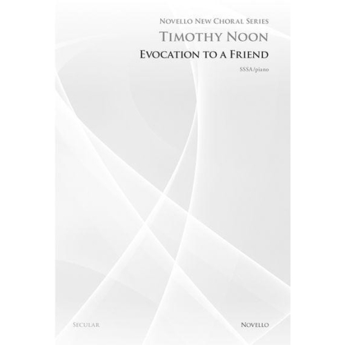 Noon, Timothy - Evocation To A Friend