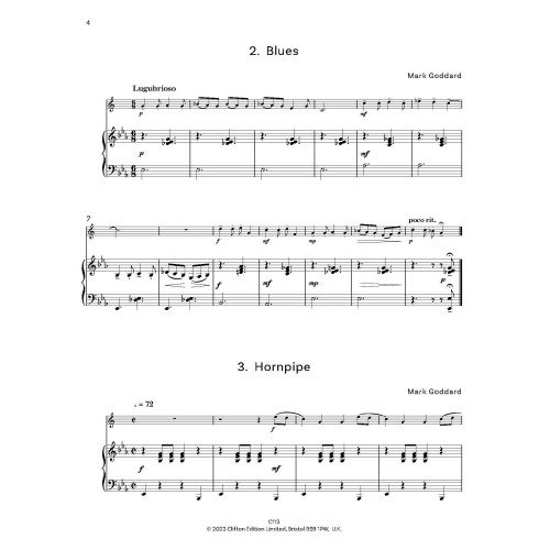 Goddard, Mark - Party Pieces for Tenor Horn in E Flat and Piano