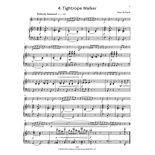 Bullard, Alan - Circus Skills for Alto Saxophone and Piano