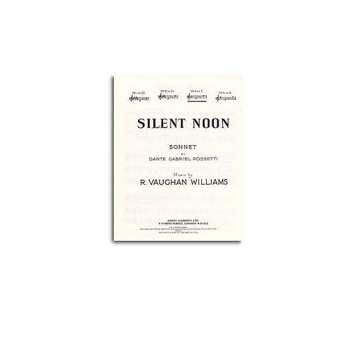 Vaughan Williams, Ralph - Silent Noon in F major