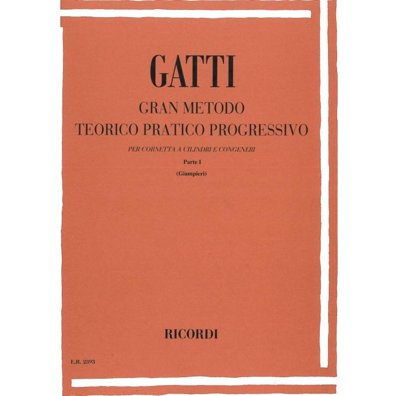 Gatti, Domenico - Gran Metodo Teorico Pratico Progressivo - Parte I