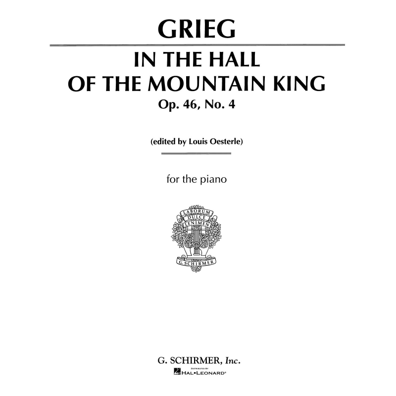 Edvard Grieg: In The Hall Of The Mountain King Op.46, No.4 (Piano Solo)