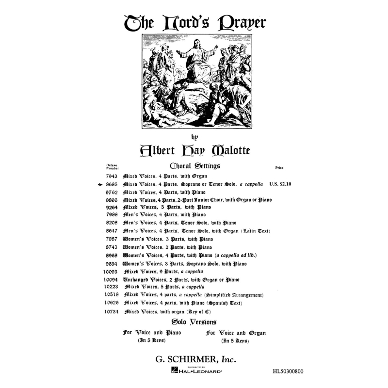 Malotte, Albert Hay - The Lord's Prayer