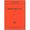 Chopin, Frederic - Barcarolle Opus 60