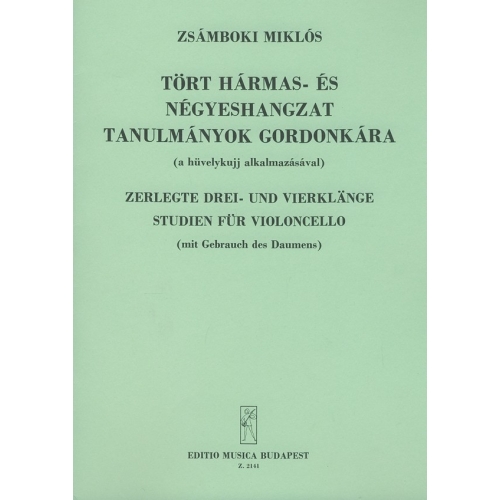 Zsámboki Miklós - Arpeggio Studies For Violoncello