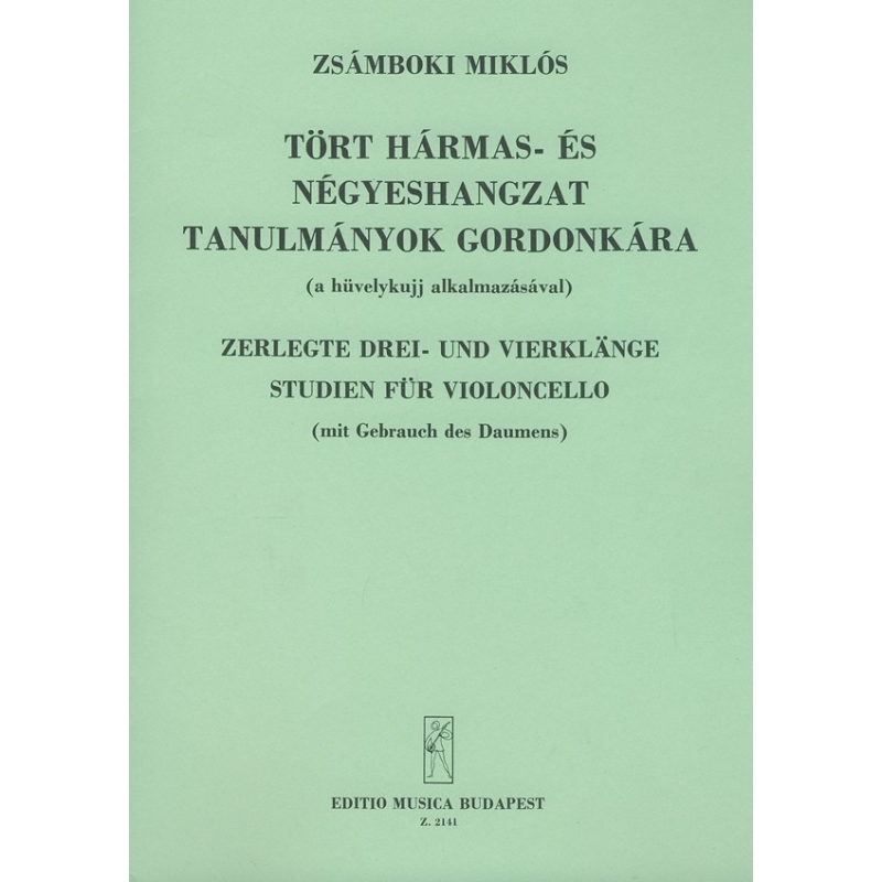 Zsámboki Miklós - Arpeggio Studies For Violoncello