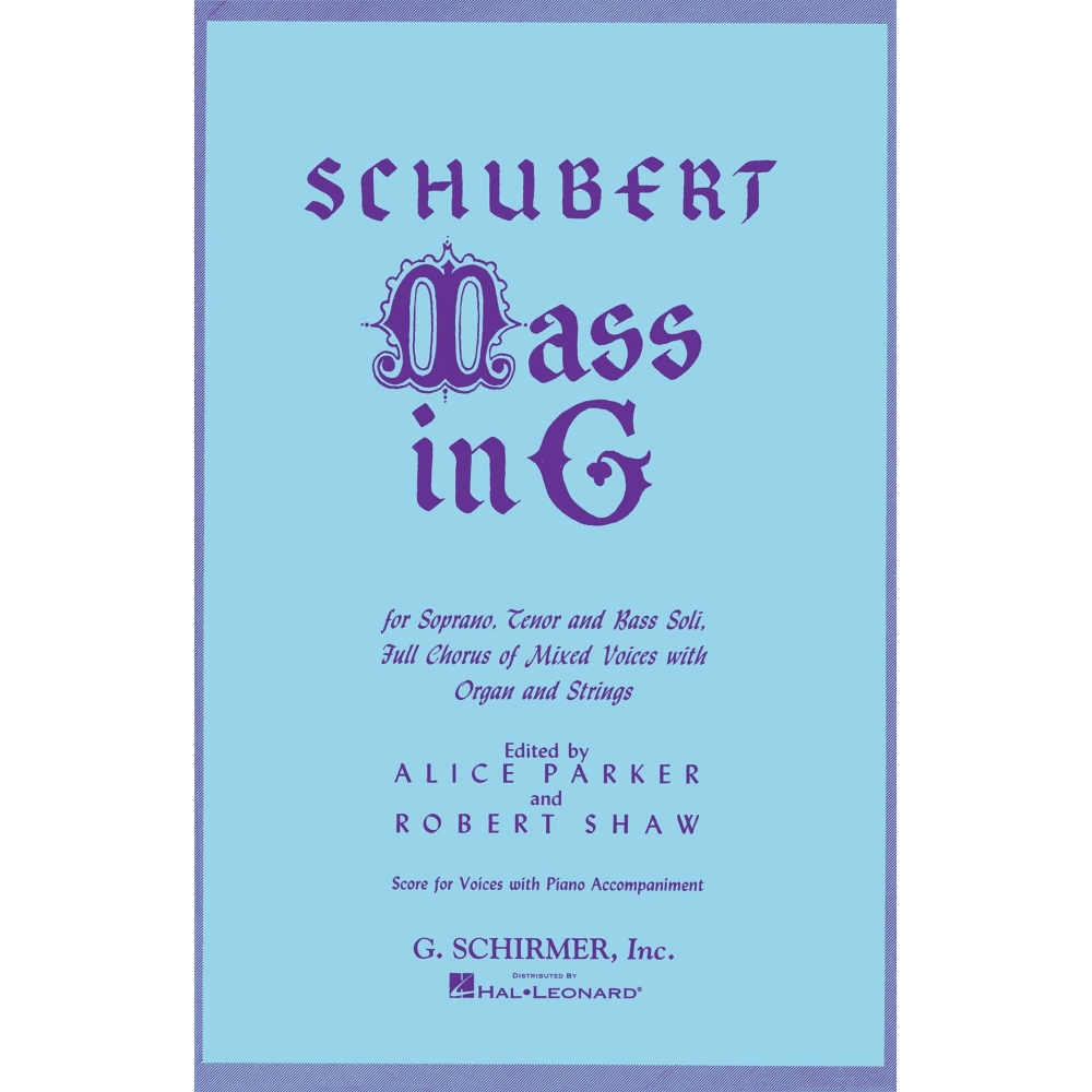 Schubert, Franz - Mass in G