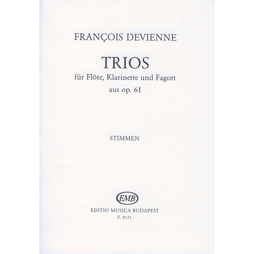 Devienne, Francois - Trios - for flute, clarinet and bassoon