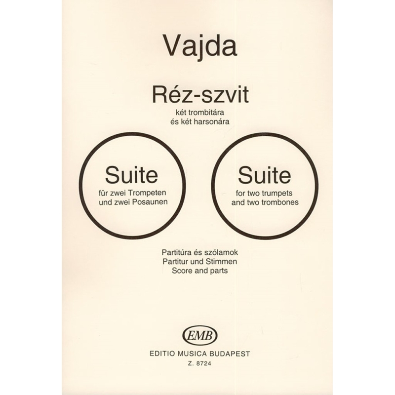 Vajda János - Suite - for two trumpets and two trombones