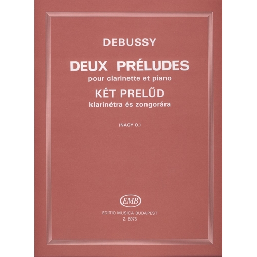 Debussy, Claude - Two Preludes - for clarinet and piano